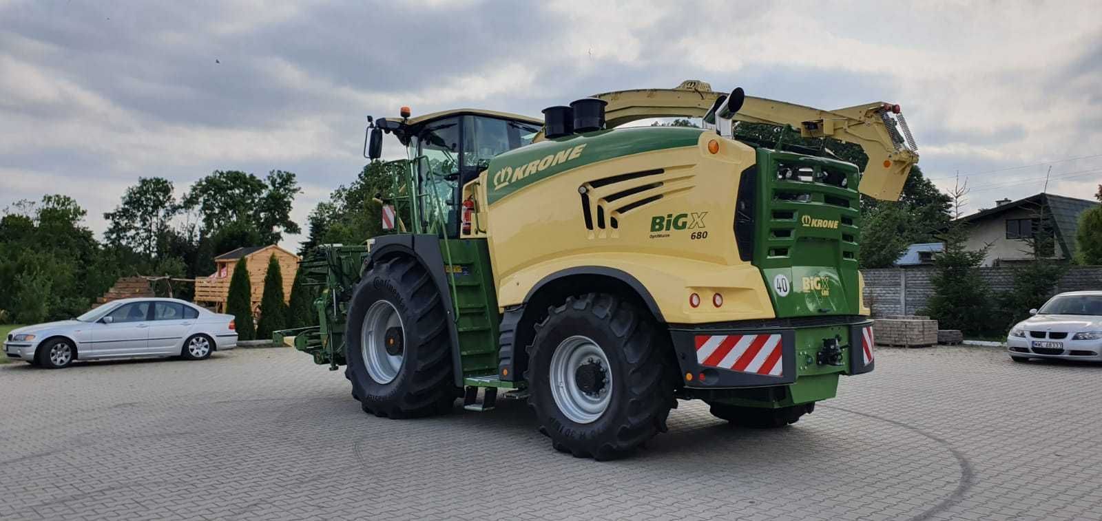 Sieczkarnia KRONE BIG X 680 V8 napęd 4x4 amortyzacja jaguar claas