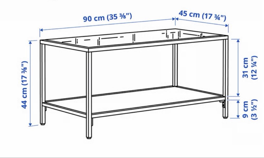 Vittsjo Ikea stolik wiekszy
