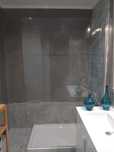 Vidro de polibam, para WC 120x195 , inclui barra travamento e lateral