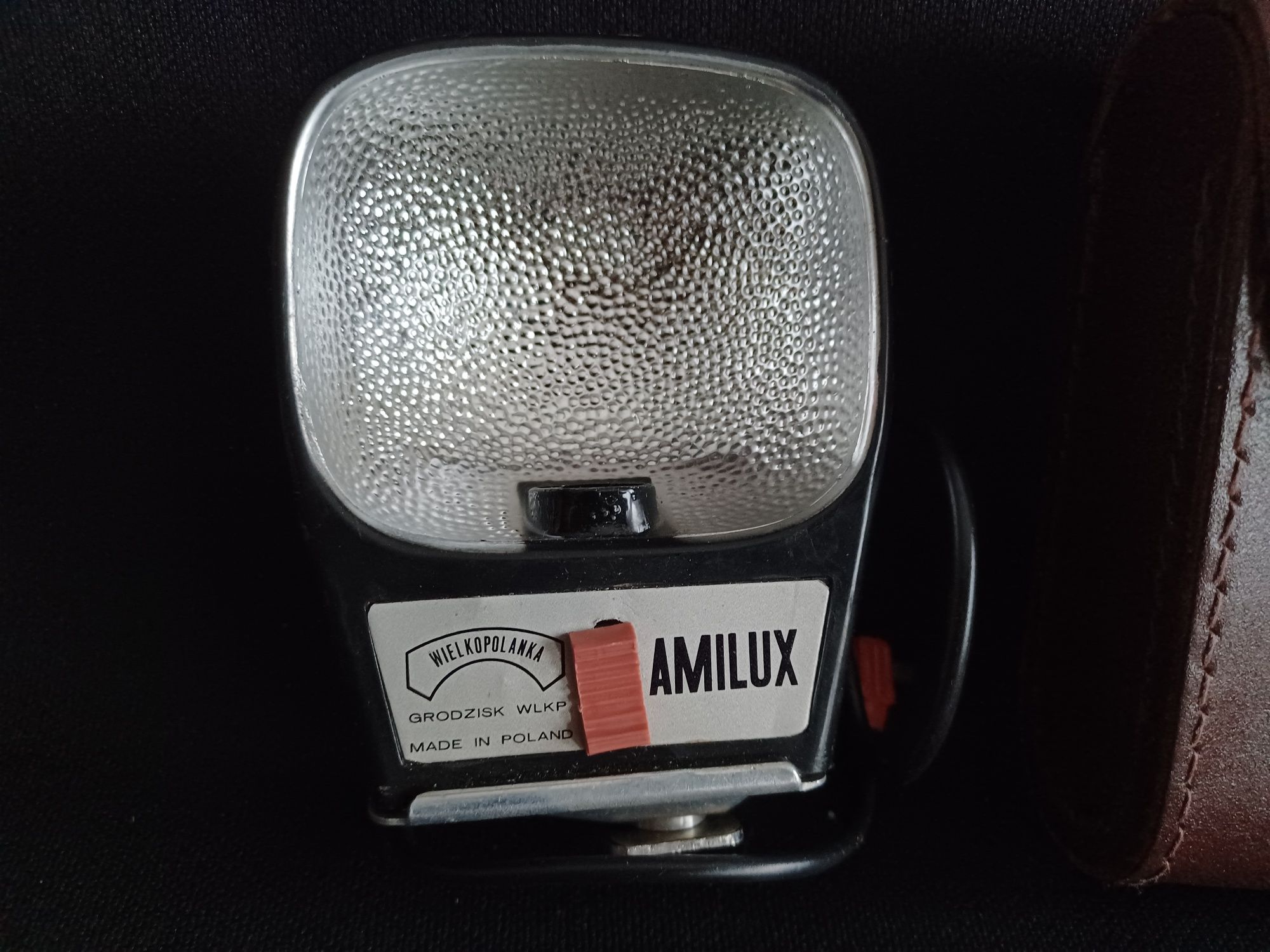 Amilux lampa błyskowa spaleniowa  PRL kolekcjonerska