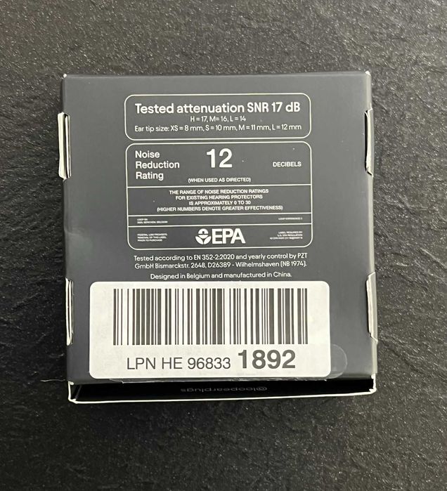 Zatyczki do uszu Loop Experience 2 ochrona słuchu koncerty festiwale