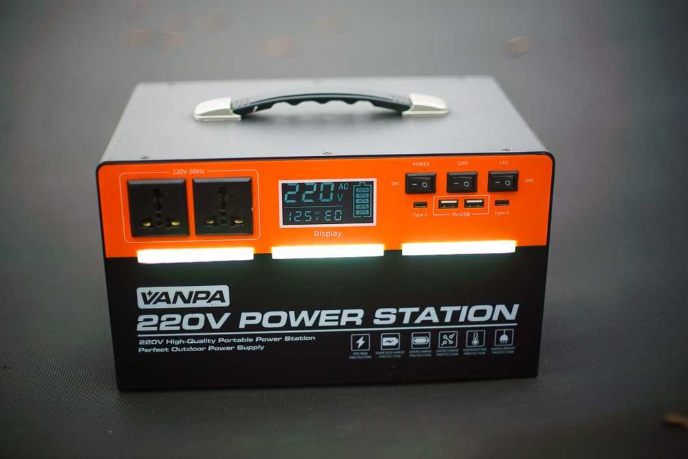 Поверстанція VANPA, зарядна станція 220 В, 600Вт, 600 Вт/г.