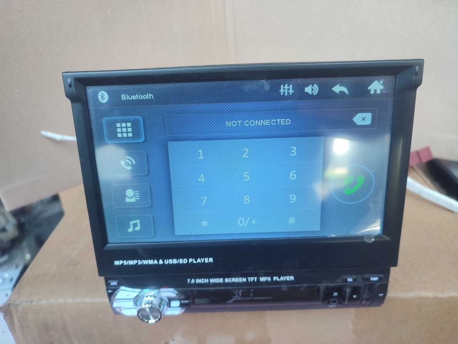 RADIO SAMOCHODOWE 7.0 INCH WIDE SCREEN MP5 wysuwane 7 cali bluetooth