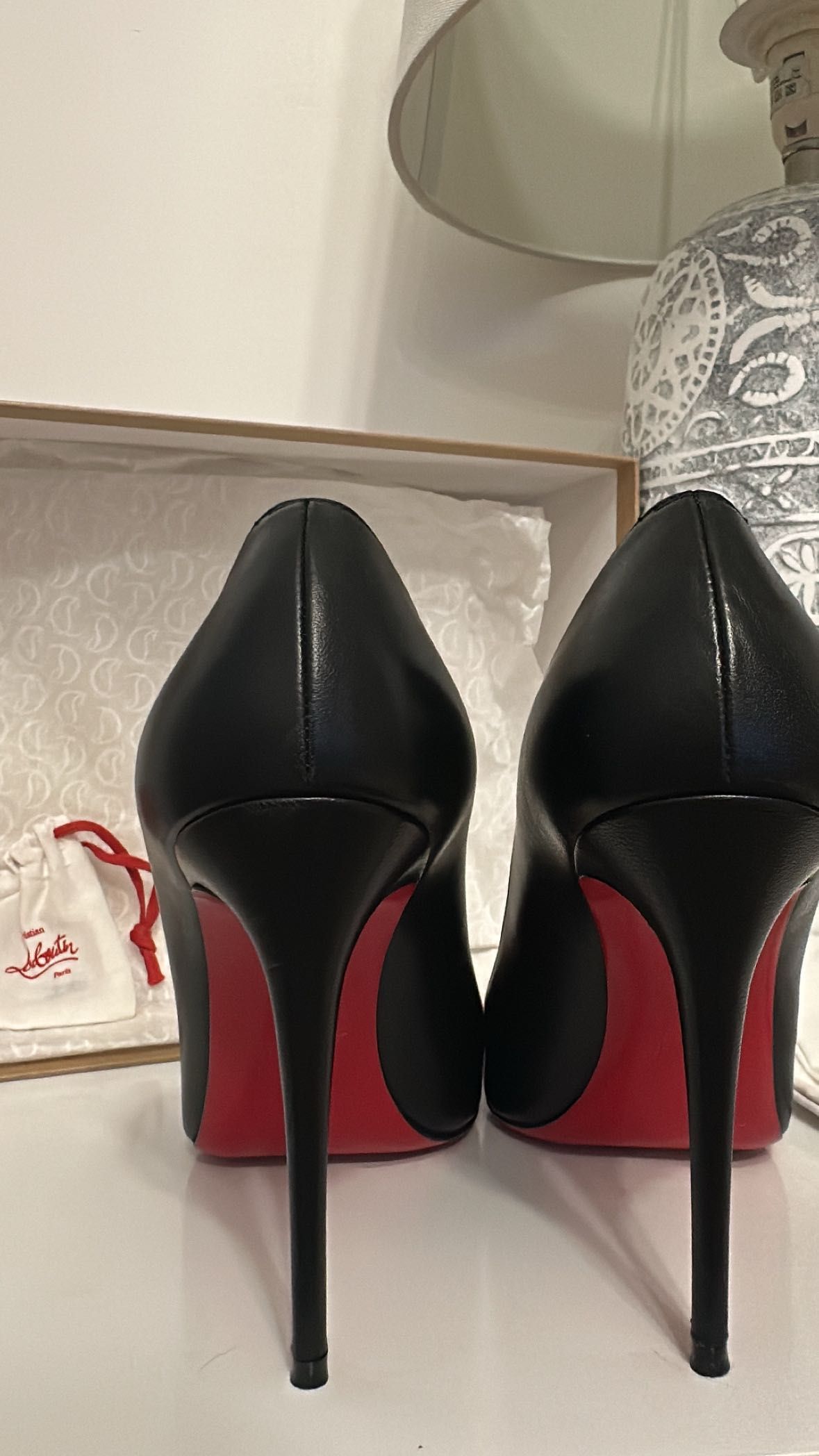 Szpilki Christian Louboutin Kate 10 Czarne Mat