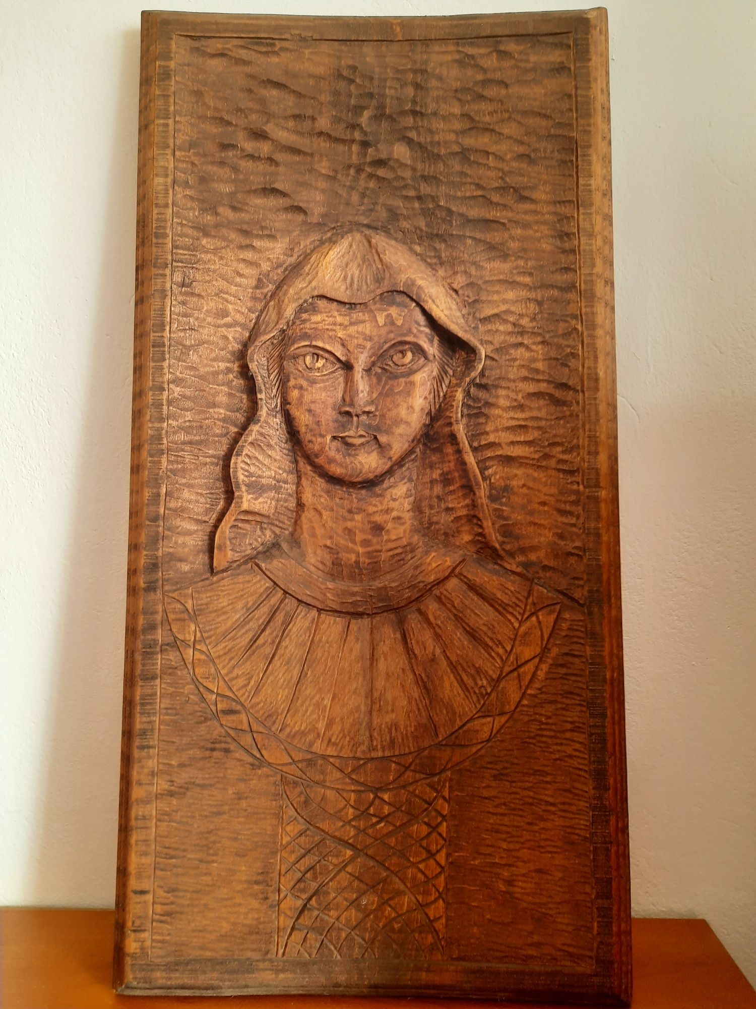 Płaskorzeźba Maria,Jezus