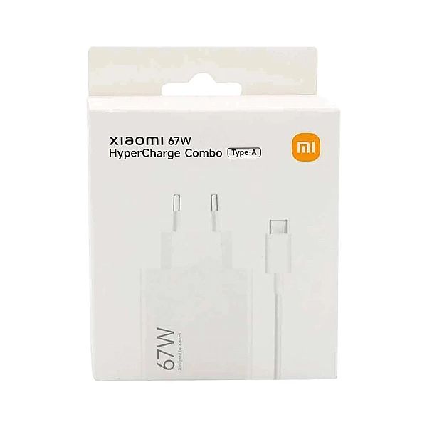 Ładowarka sieciowa Xiaomi BHR9465EU 67W 6.2A USB-A z kablem USB-C - bi