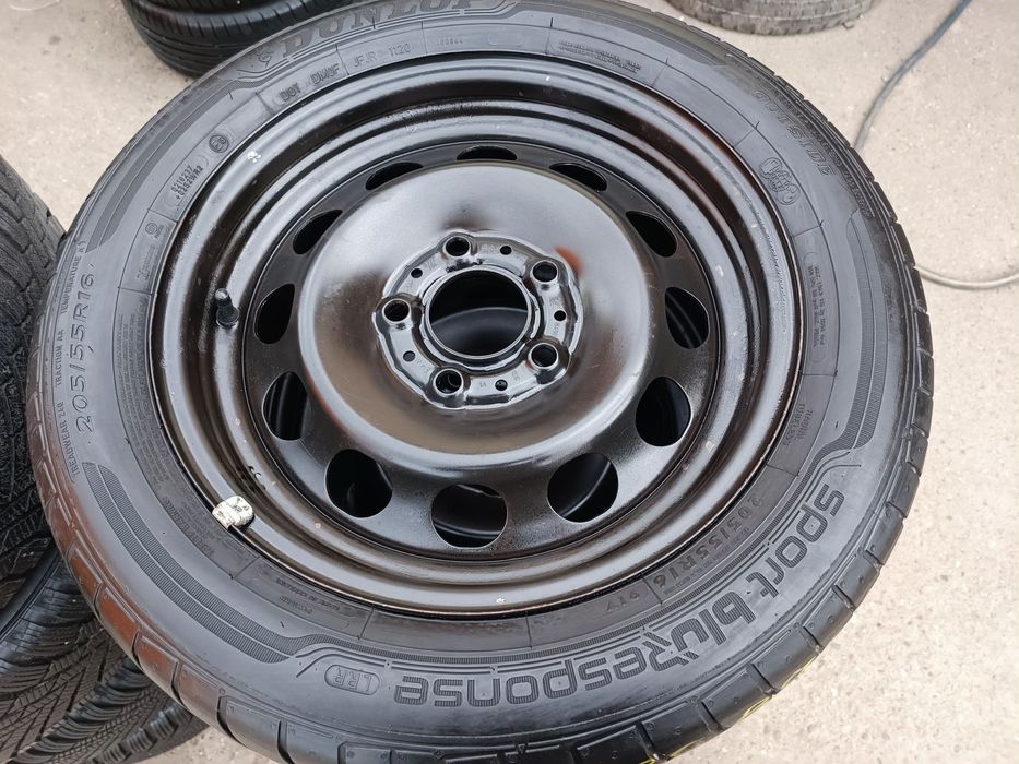 5x120 Felgi Stalowe Stal 16 Koła Letnie Lato BMW 1 SERIA E81 E87 F20 F21 6,5mm Legnica ALU-RAD 205/55