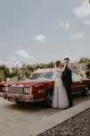 Zabytkowy cadillac  cabrio samochód do ślubu auto do ślubu kabriolet