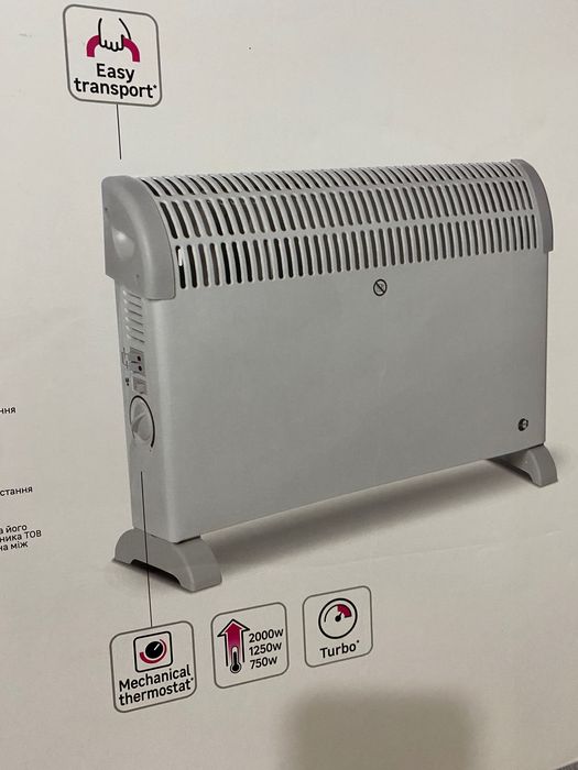 Aquecedor elétrico Equation 2000W — ótimo estado, novo