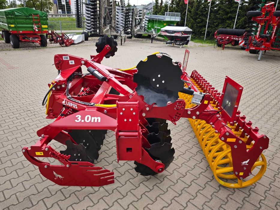 Brona talerzowa talerzówka 3m, talerz 560 | LUPUS AGROMASZ ROLEX