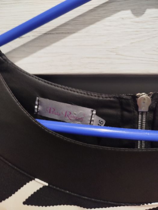 Czarno biała tunika