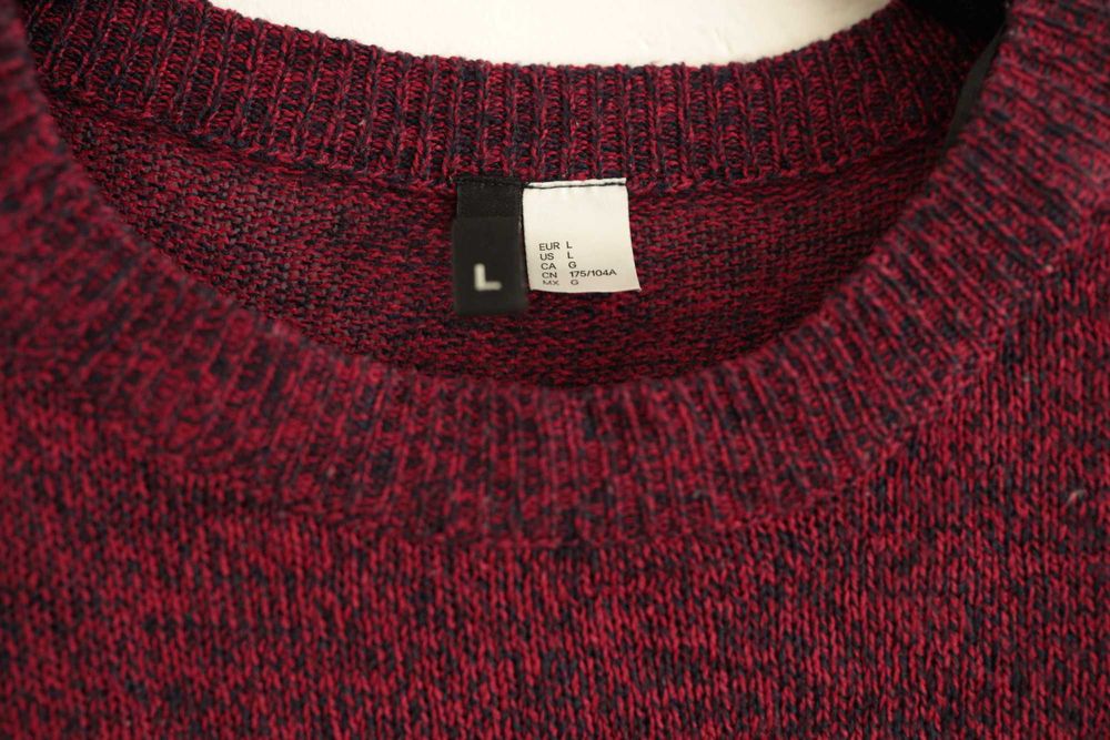 Sweterek h&m, L, bordowy