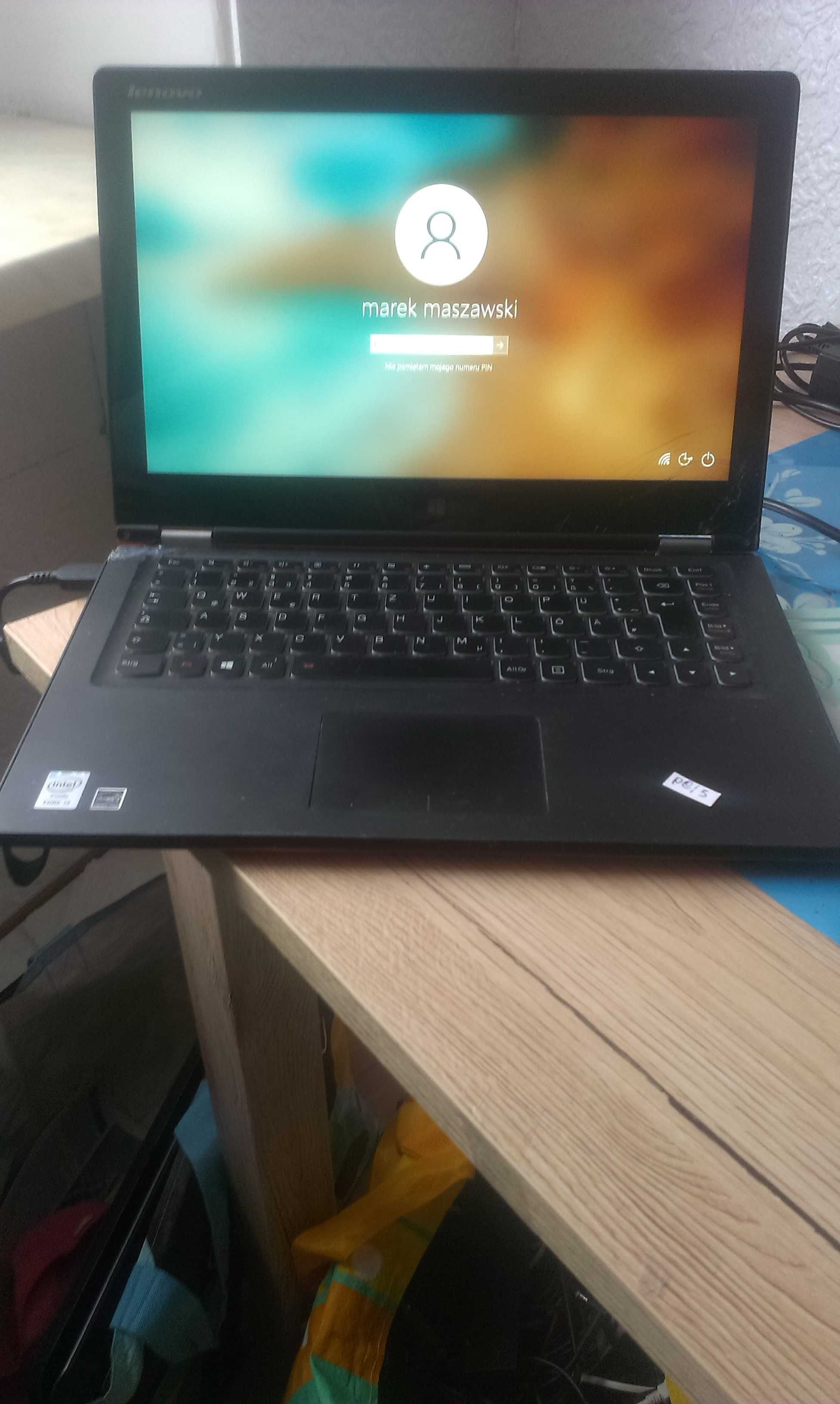 sprzedam lenovo yoga 2 13.intel core i3-4030u cpu 1,90ghz,1,90ghz.4wat