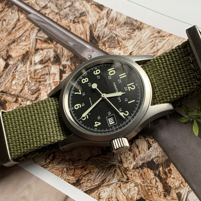 Повний комплект годинник Hamilton Khaki 6359 рідкісний швейцарський