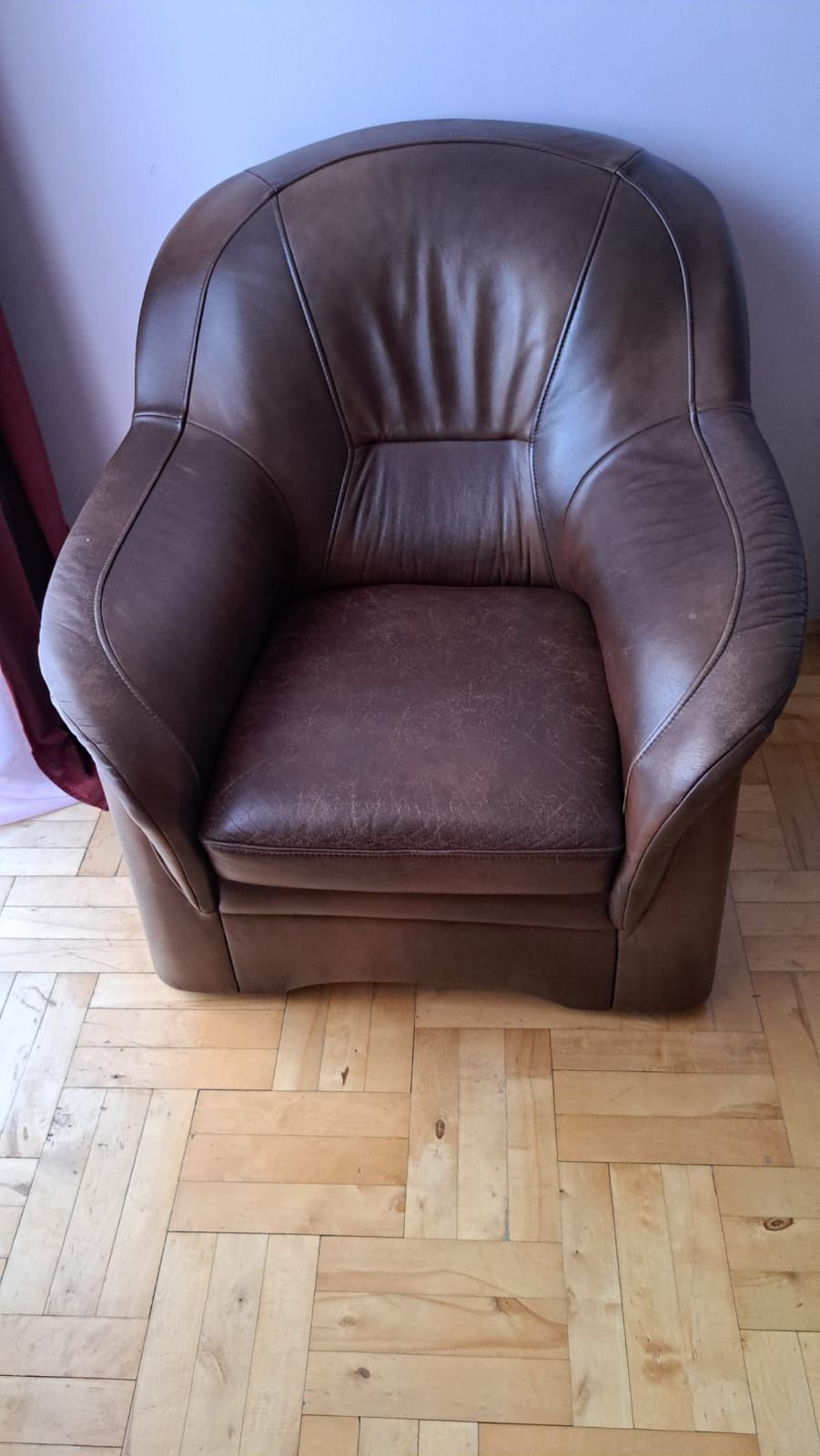 Fotel skórzany  jednosobowy