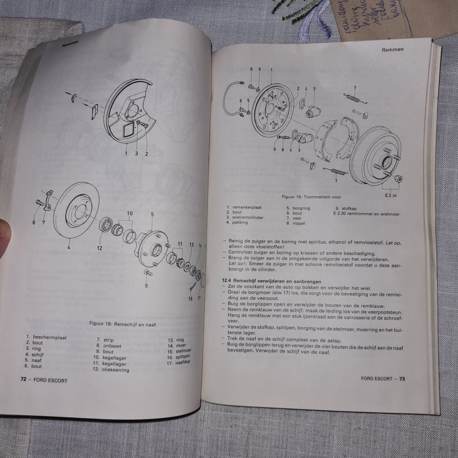 ford escort mk2 z lat 1978 do 80 książka informacyjna o modelachch 11