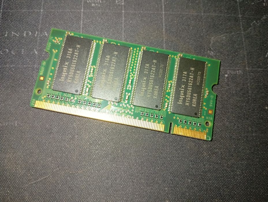 Memória RAM 256 MB DDR sodimm