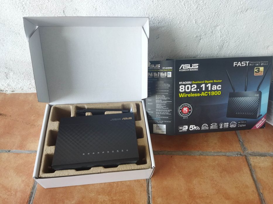 Modem router ASUS e Belkin em caixa, wi-fi N, wifi, repetidor