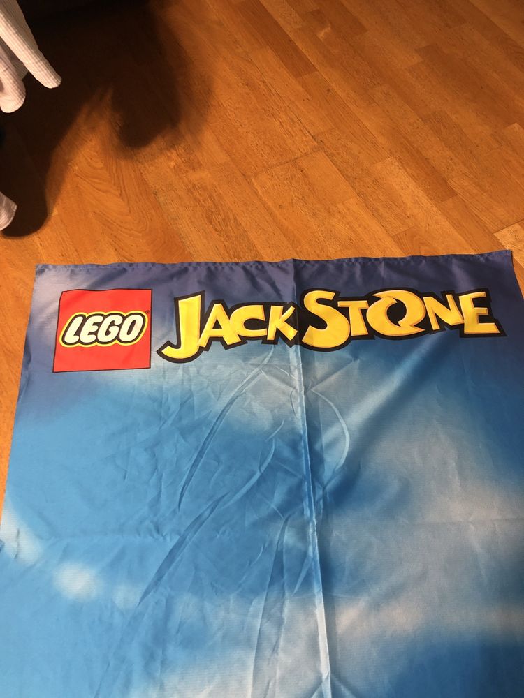 Baner duży lego jack stone 90x190 firanka zasłona