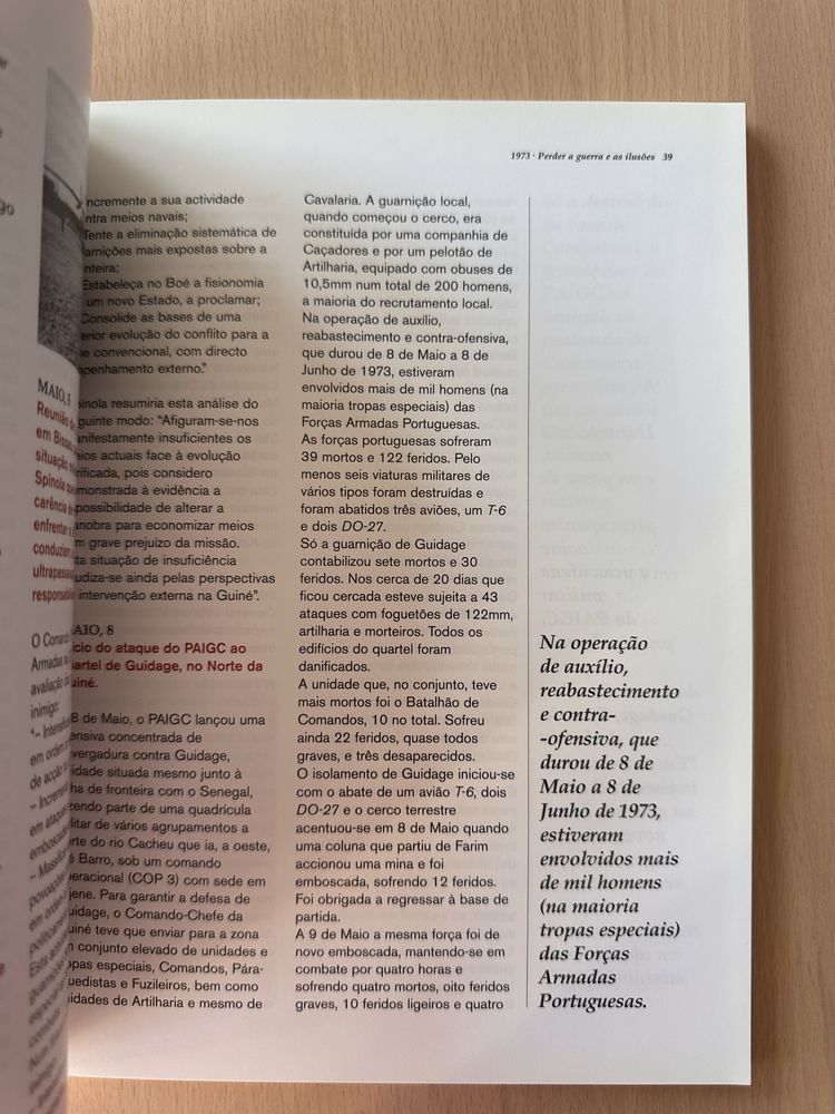 Livro “1973 - Perder a Guerra e as Ilusões”