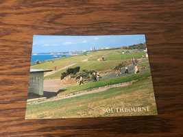 pocztówka Anglia The Cliffs Southbourne Wielka Brytania vintage prl