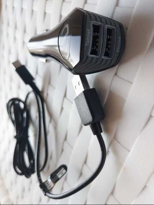 Ładowarka samochodowa szybkie ładowanie kabel micro USB CAR Smartfon
