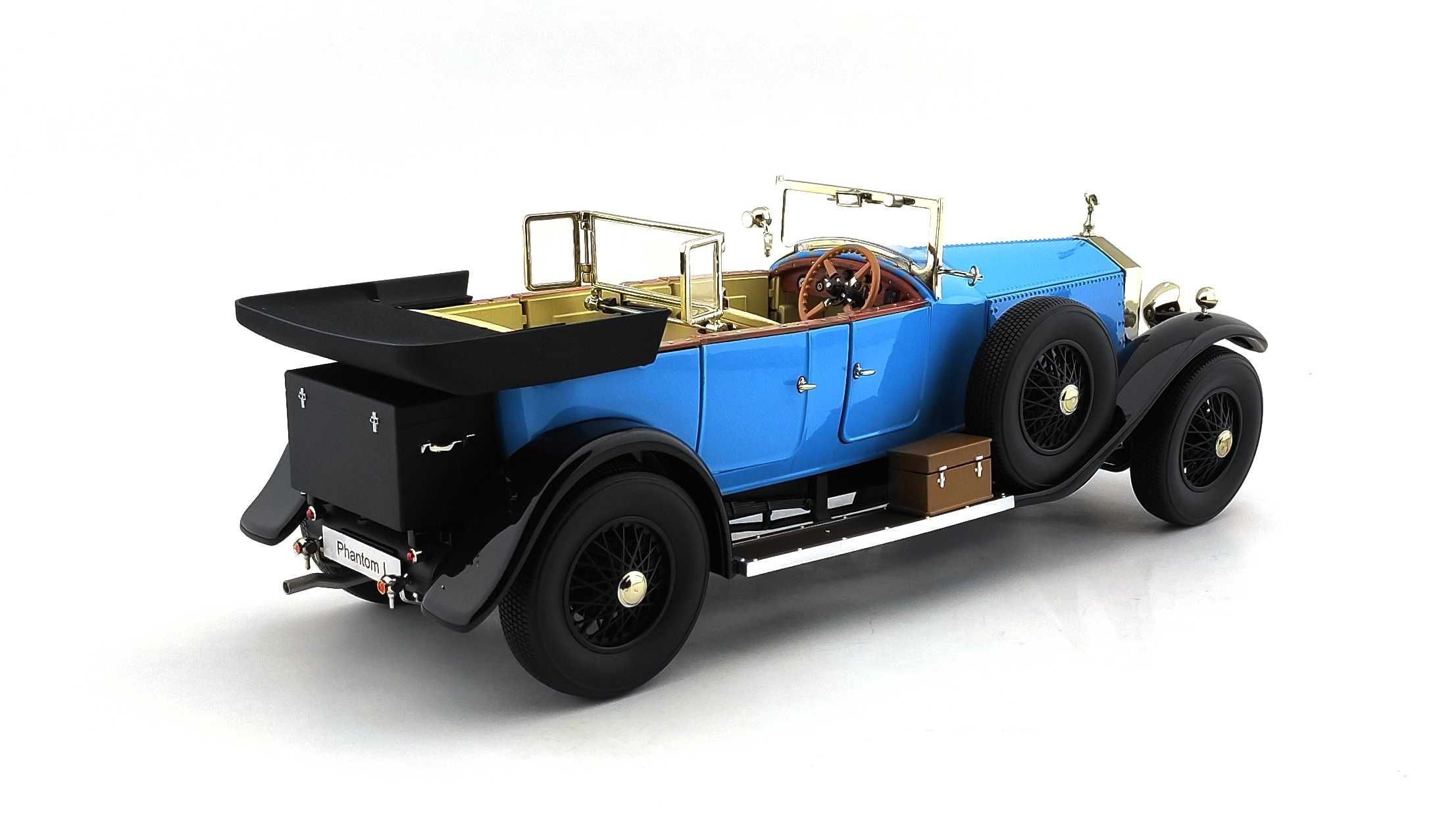 1/18 Rolls Royce Phantom 1 Cabriolet 1926 blue Kyosho KYO8931LB модель