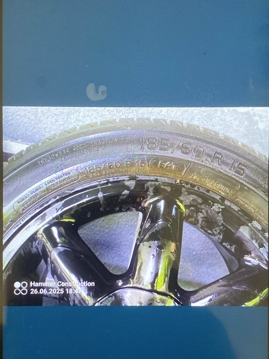 Alufelgi z oponami 15 do Vw Polo 9N