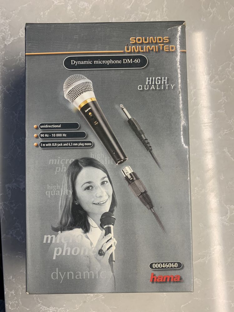 Динамический микрофон Hama Dynamic microphone DM-60