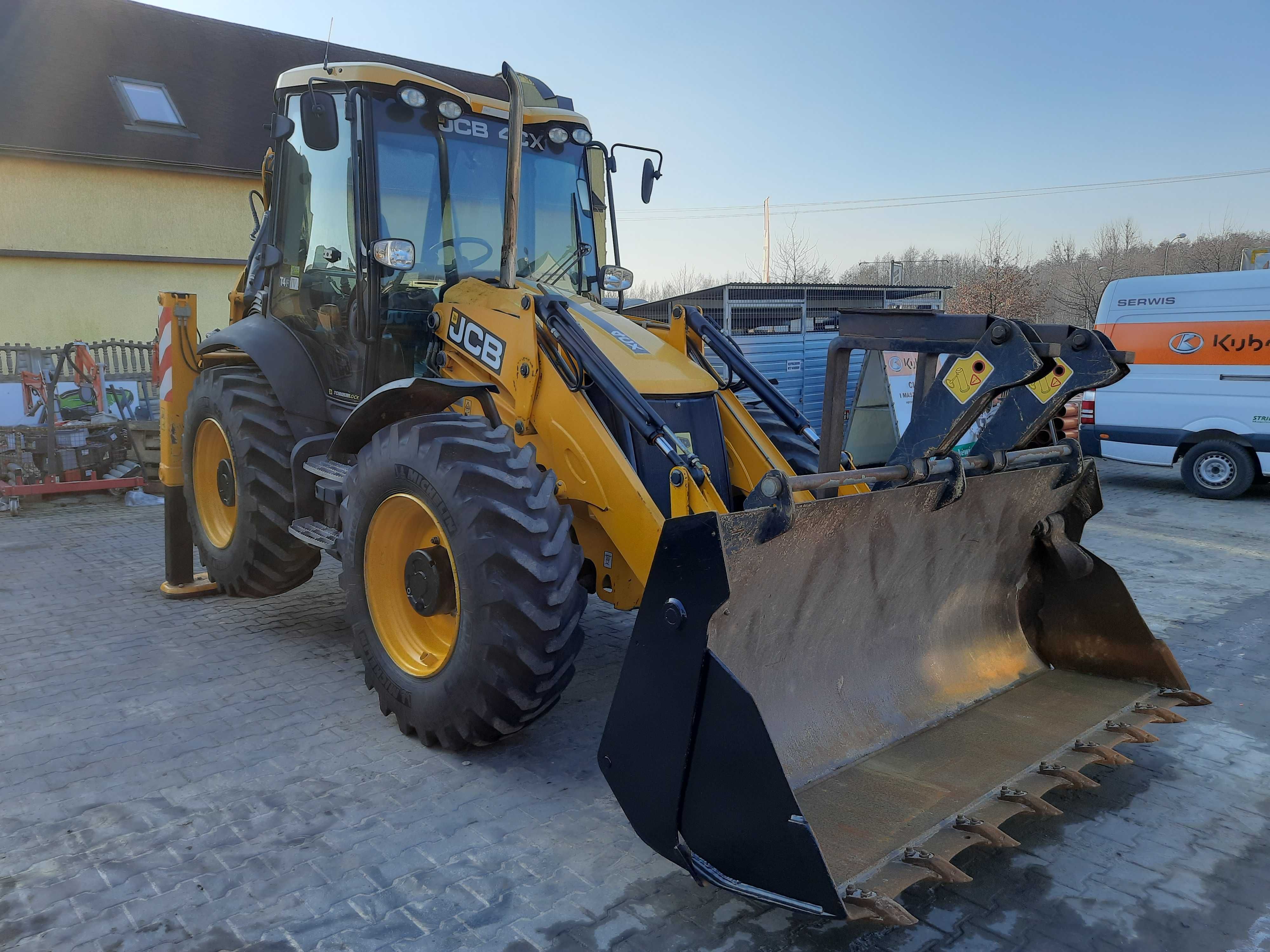 Koparko ładowarka JCB 4CX rok 2016 silnik 110KM + łyżki