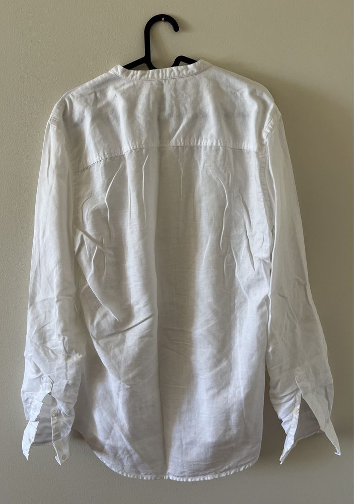 Camisa de linho branca