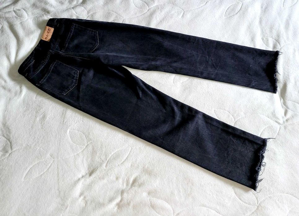 NA-KD szerokie spodnie jeansowe czarne WIDE LEG 34 XS 6