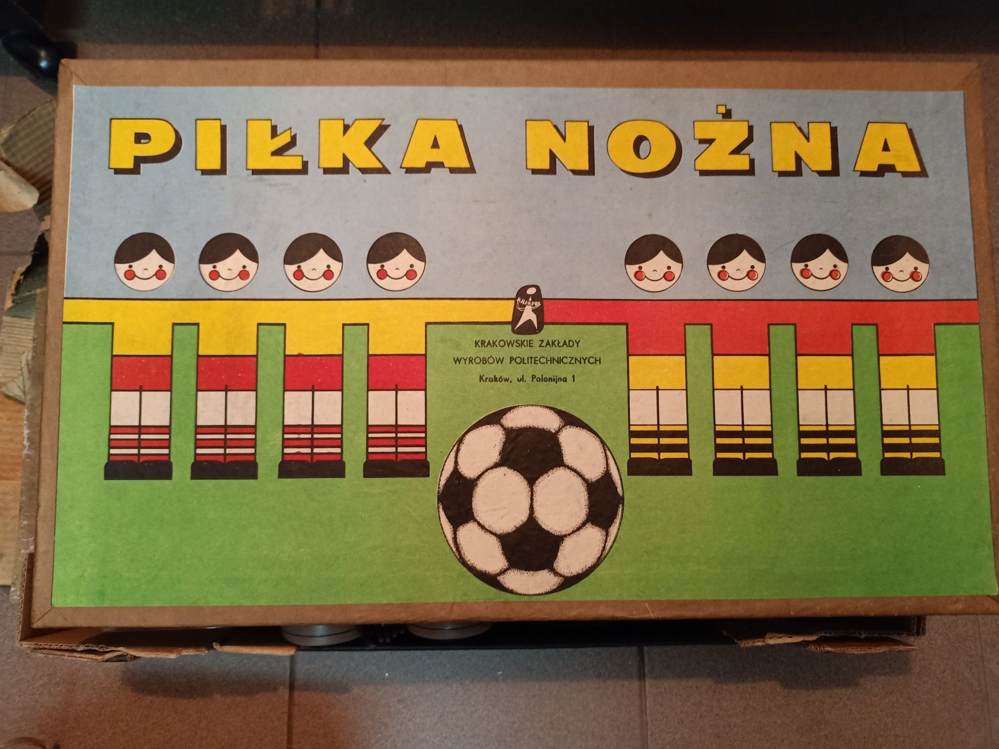 Piłkarzyki z PRL jak nowe Krakpol vintage stan idealny