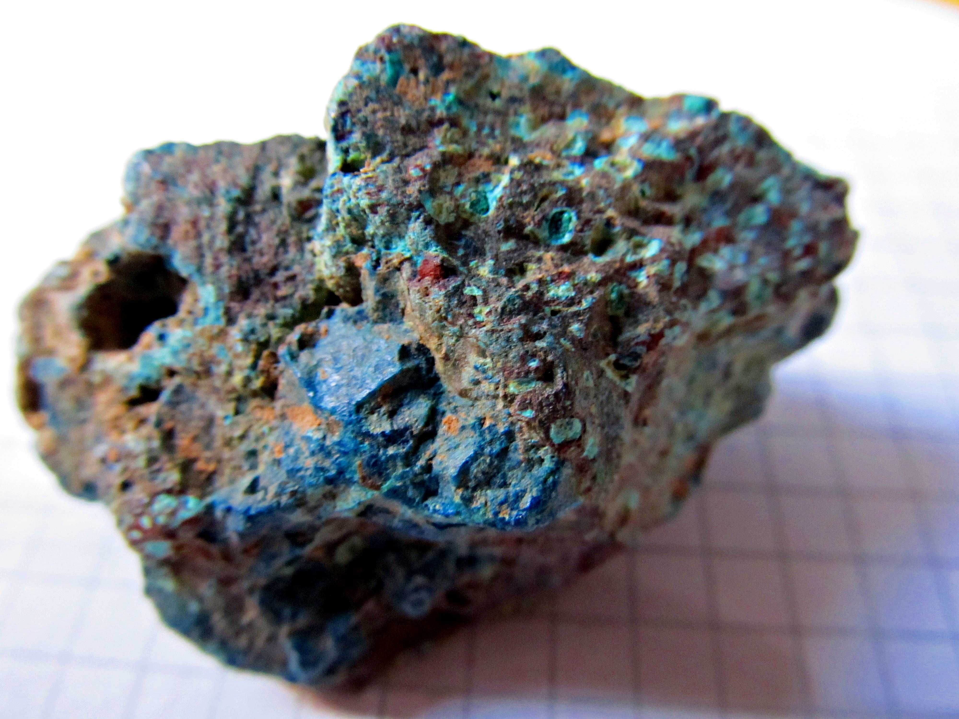CHRYZOKOLA - naturalna surowa bryłka minerału miedzi