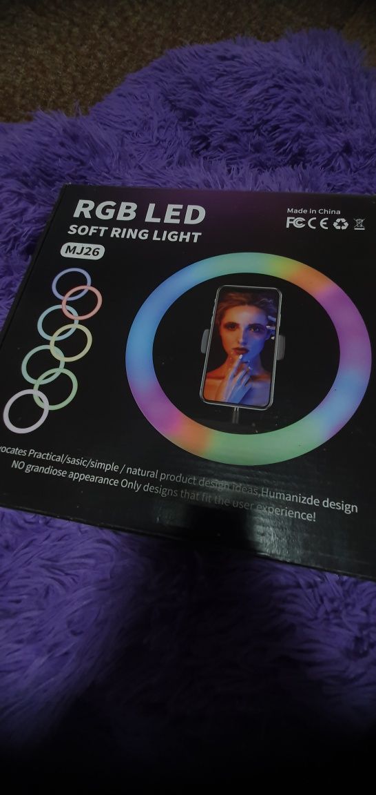 Кольцева светоидеодная лампа RGB LED