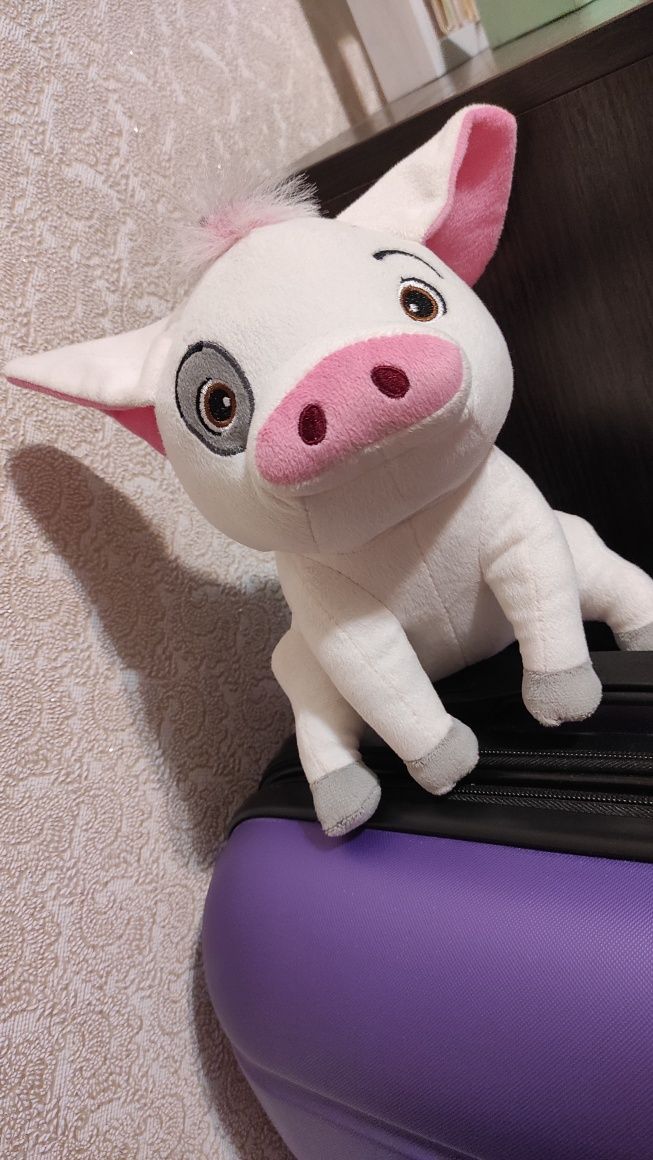 М'яка іграшка поросятко Пуа, "Моана" Disney, плюшева свинка