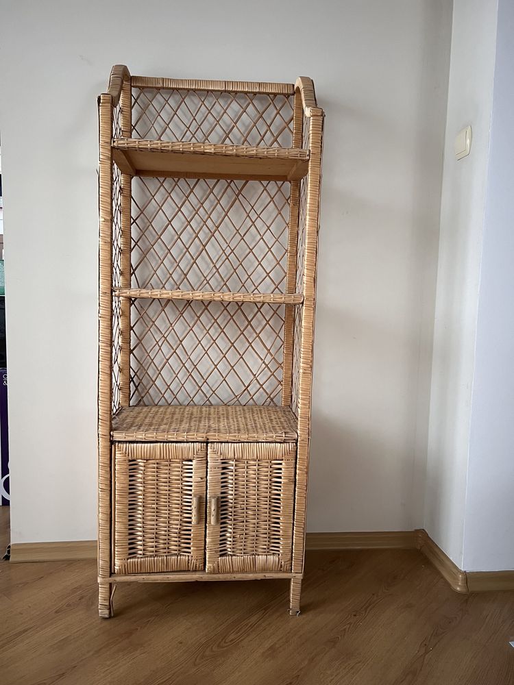 Regał szafka rattan wiklina bambus boho