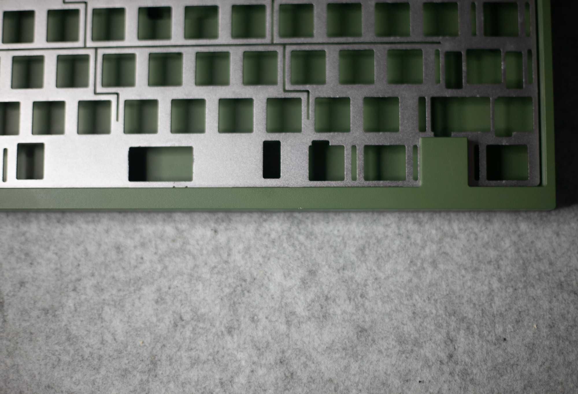 KBDfans TOFU 60 2.0 case E-Coat. Forest