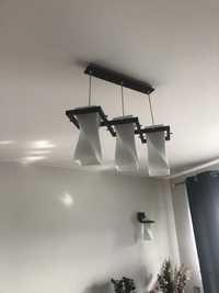 Lampa wisząca 3-kloszowa