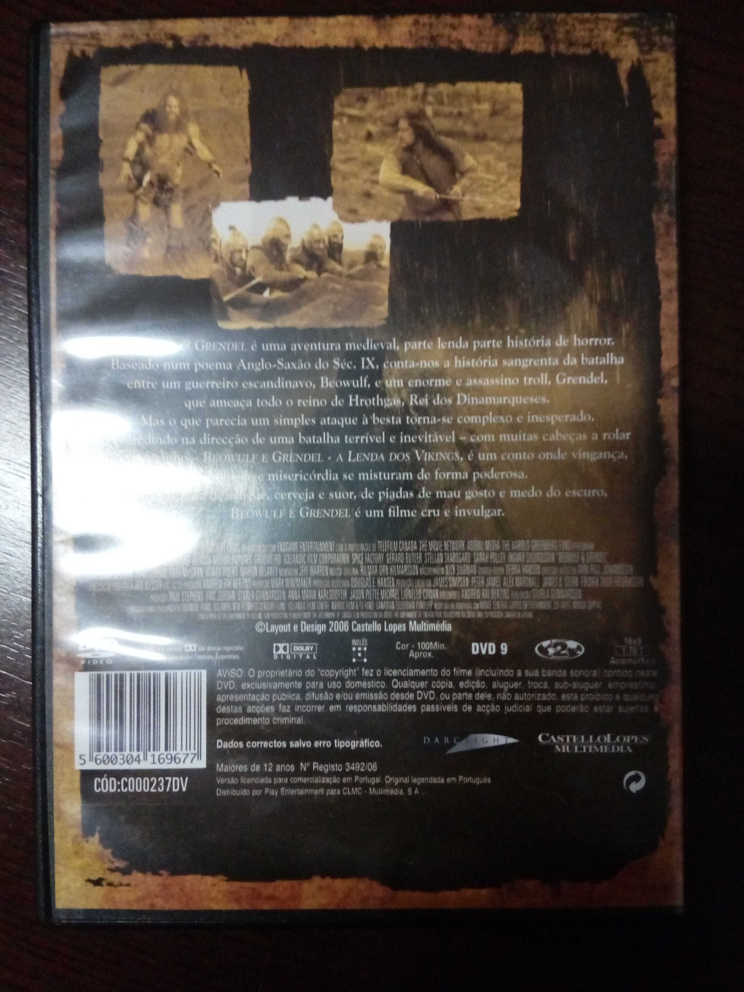 DVD filme Beowulf and Grendel