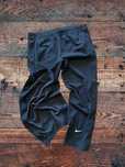 Vintage spodnie dresowe Nike guziki basketball rozpinane XL czarnyhaft