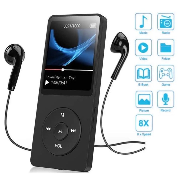MP3-MP4 плеер Micro SD,FM Radio,Bluetooth,EBook, диктофон,видео
