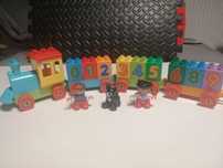 Klocki Lego duplo pociąg z cyferkami