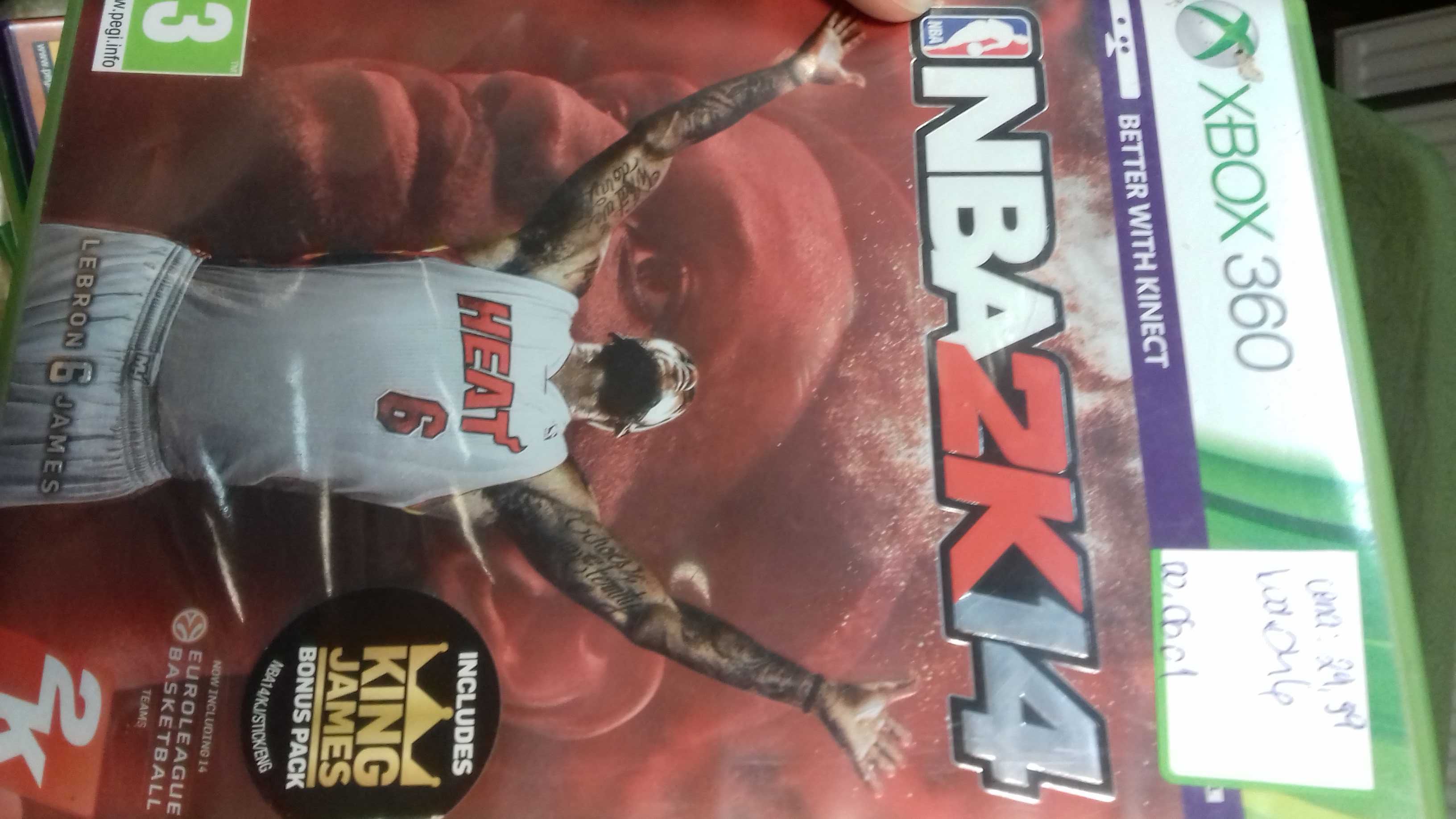 Nba 2k14 xbox 360, sklep tychy, wymiana