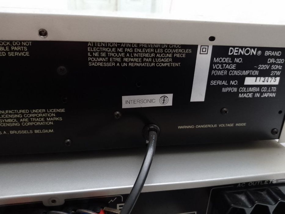 Кассетная дека denon dr320