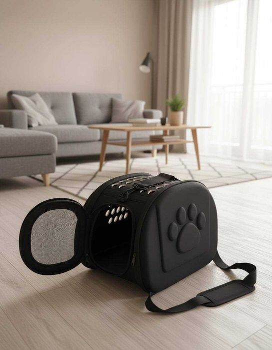 Składany Transporter dla Psa Kota Lekka Torba z Wentylacją Uniwersalna