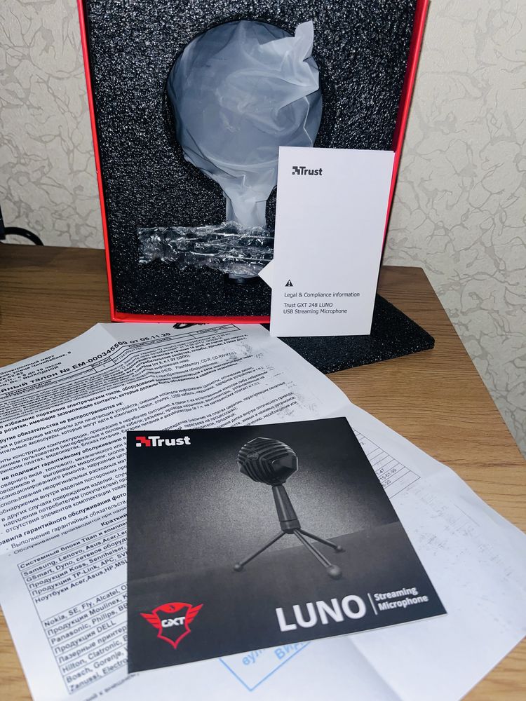 Мікрофон геймерський TRUST GXT 248 Luno USB Streaming Microphone
