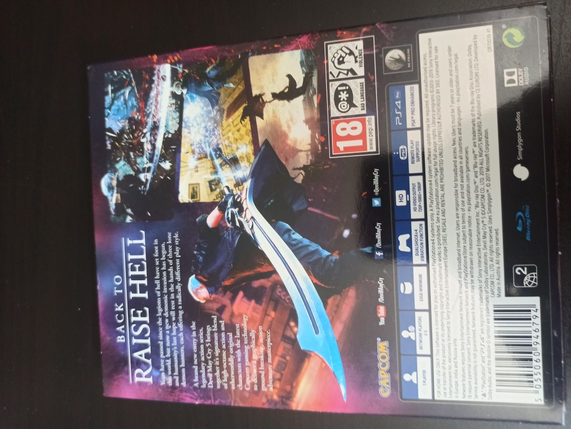 Devil May Cry steelbook PlayStation kolekcjonerska steelbook