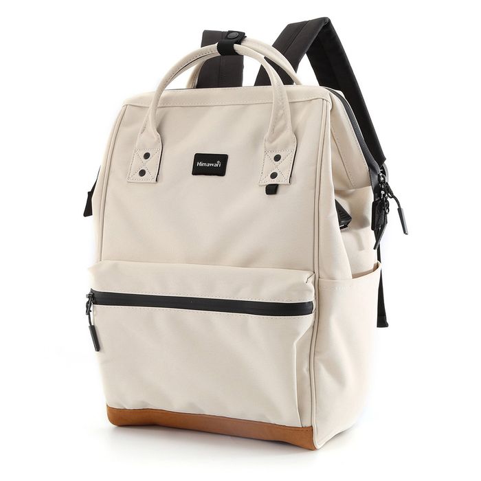 pojemny plecak damski z kieszeniami i portem usb - himawari