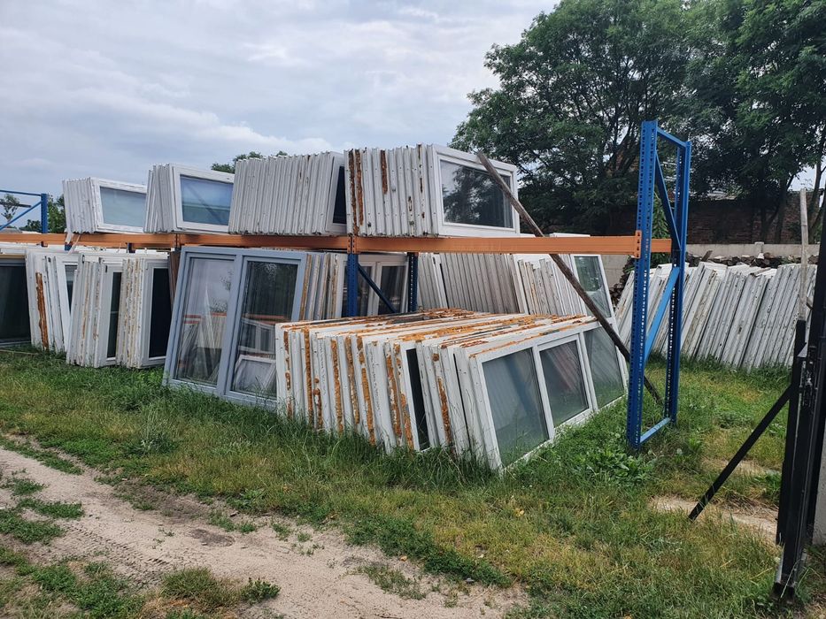 Okna okno drewniane 127x142 brązowe DOWÓZ CAŁY KRAJ